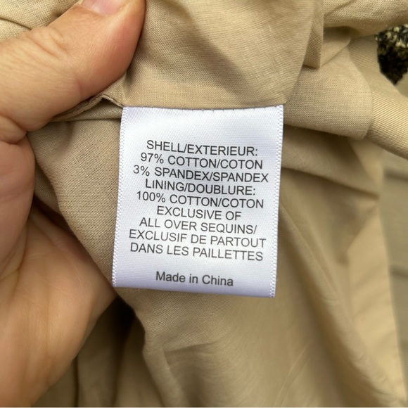 Tory Burch gold & black sequin jacket SZS - Picture 9 of 12